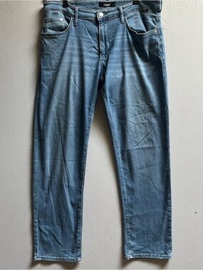 Mavi Zach Straight Leg Light Indigo Wash Denim Jeans 36